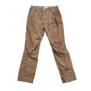 LIVSN Flex Canvas Pant Mens 31X31 Tan Outdoor‎ Utility Hike Camp Travel Roll Up